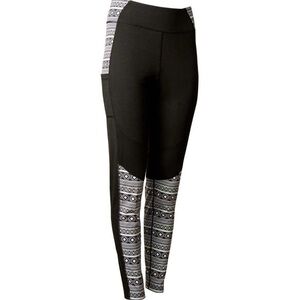 NWT Neve Paula Pant Legging Merino Wool Base Layer Tribal Print Size Medium